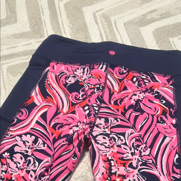 Lilly Pulitzer Luxletic Cropped Athletic Leggings Pants L Large - Picture 10 of 10